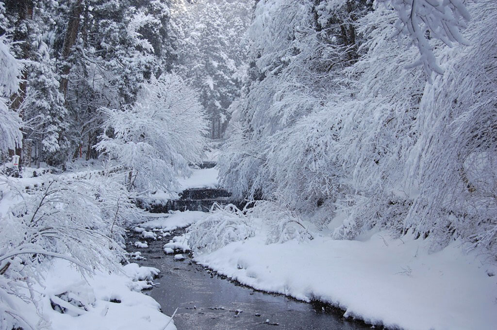 kifune shrine snow